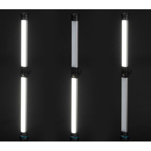 Lumière LED type barre pliable Makita ML012G - 40Vmax - 1700 lm - 3 modes d'éclairage