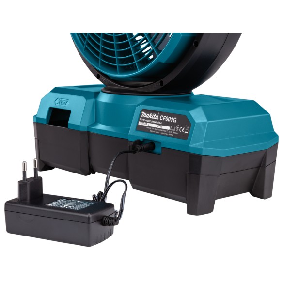 Ventilateur portable Makita CF001GZ - 40Vmax - 3 vitesses et oscillation automatique 45º - Sans batterie ni chargeur
