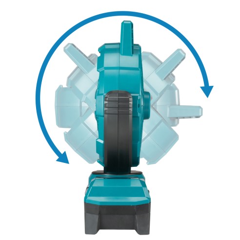 Ventilateur portable Makita CF001GZ - 40Vmax - 3 vitesses et oscillation automatique 45º - Sans batterie ni chargeur