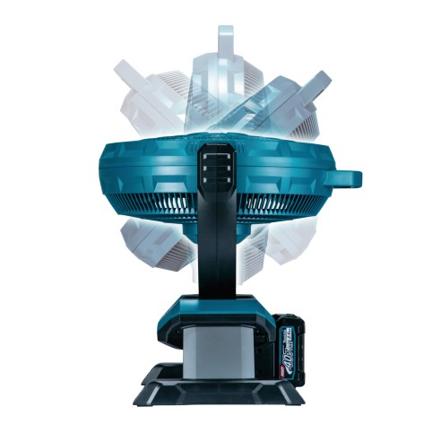 Ventilateur à batterie Makita CF002GZ - 40Vmax - 3 vitesses - Oscillation horizontale et verticale - Sans batterie ni chargeur