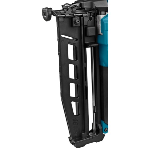 Cloueuse pneumatique Makita DBN600Z 18V - clous de 25-64mm, réglage de profondeur, lumière LED - Sans batterie ni chargeur ni Co