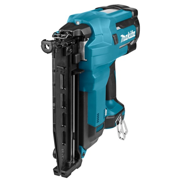 Cloueuse pneumatique Makita DBN600Z 18V - clous de 25-64mm, réglage de profondeur, lumière LED - Sans batterie ni chargeur ni Co