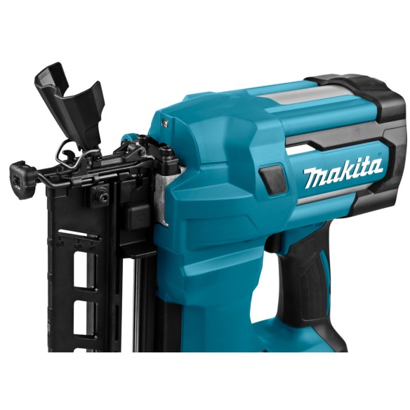 Cloueuse pneumatique Makita DBN600Z 18V - clous de 25-64mm, réglage de profondeur, lumière LED - Sans batterie ni chargeur ni Co