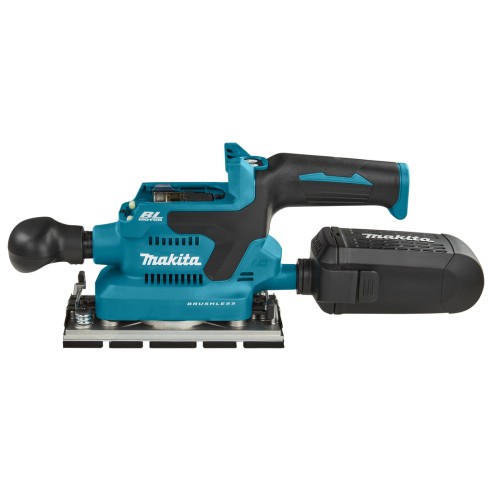 Ponceuse orbitale Makita DBO380Z - 18V, moteur sans balais, collecte de poussière intégrée - Sans batterie ni chargeur ni Coffre