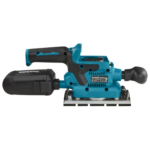 Ponceuse orbitale Makita DBO380Z - 18V, moteur sans balais, collecte de poussière intégrée - Sans batterie ni chargeur ni Coffre