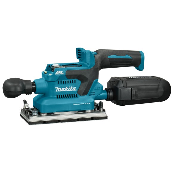 Ponceuse orbitale Makita DBO382Z - 18V - Moteur sans balais - 3 vitesses - Collecte de poussière - Sans batterie ni chargeur ni 