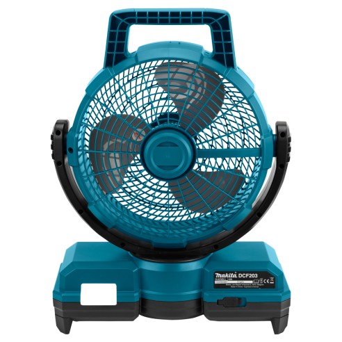Ventilateur à batterie Makita DCF203Z - 18V - Trois vitesses - Oscillation automatique - Sans batterie ni chargeur