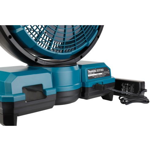 Ventilateur à batterie Makita DCF203Z - 18V - Trois vitesses - Oscillation automatique - Sans batterie ni chargeur