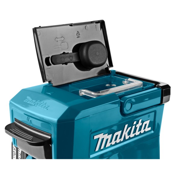 Cafetière à batterie Makita DCM501Z - 12V/18V, 240 ml, pour le travail - Corps seul (Sans batterie ni chargeur)