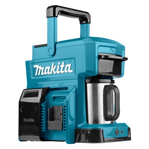 Cafetière à batterie Makita DCM501Z - 12V/18V, 240 ml, pour le travail - Corps seul (Sans batterie ni chargeur)