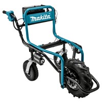 Brouette à batterie Makita DCU180Z - 18V - Capacité 130 kg - 2 vitesses - Sans batterie ni chargeur