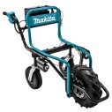 Brouette à batterie Makita DCU180Z - 18V - Capacité 130 kg - 2 vitesses - Sans batterie ni chargeur