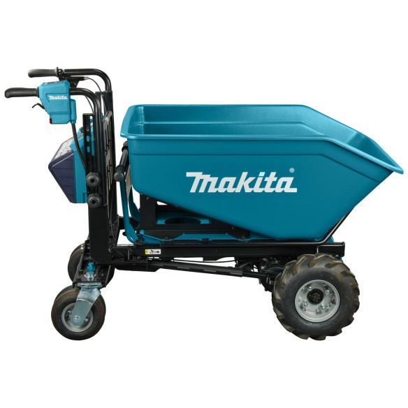 Brouette électrique Makita DCU603Z - 36V (18V x2) - capacité 180 kg, 3 vitesses - Sans batterie ni chargeur