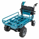 Brouette à batterie Makita DCU604Z - 36V (18V x2) - capacité 180 kg, moteur sans balais - Sans batterie ni chargeur