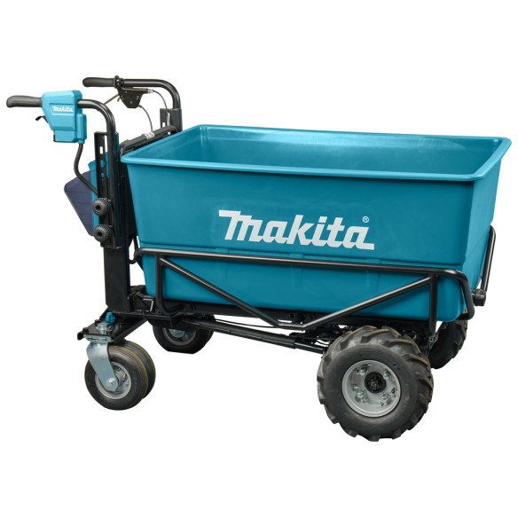 Brouette à batterie Makita DCU605Z - 36V (18V x2) - Charge 180 kg - 3 vitesses - Sans batterie ni chargeur