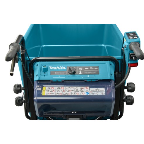 Brouette à batterie Makita DCU605Z - 36V (18V x2) - Charge 180 kg - 3 vitesses - Sans batterie ni chargeur