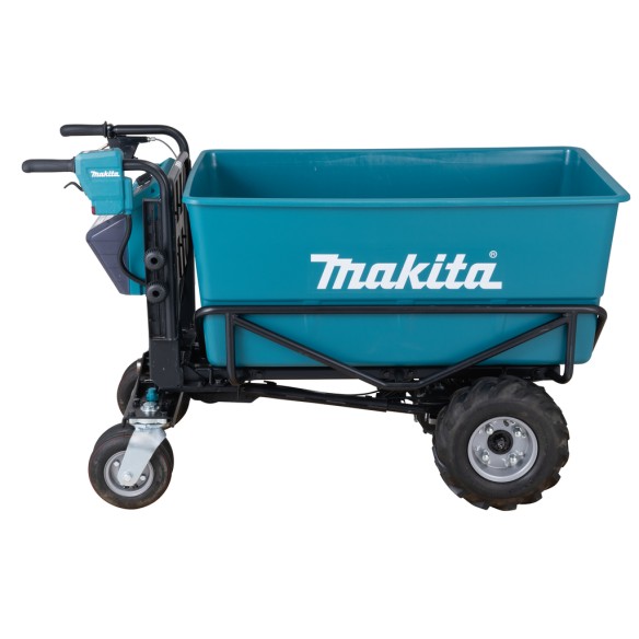 Brouette à batterie Makita DCU605Z - 36V (18V x2) - Charge 180 kg - 3 vitesses - Sans batterie ni chargeur