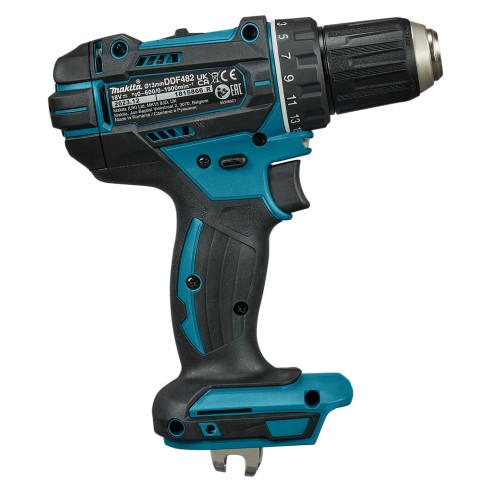 Perceuse visseuse Makita DDF482Z 18V - Couple max 62 Nm, 2 vitesses, lumière LED - Sans batterie ni chargeur ni Coffret