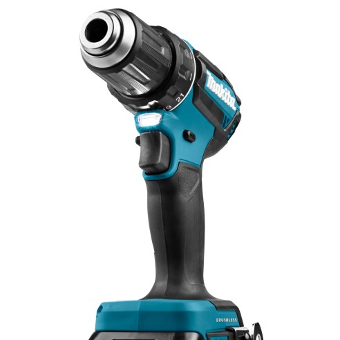 Perceuse visseuse Makita DDF485Z 18V - Moteur sans balais, 50 Nm, lumière LED intégrée - Sans batterie ni chargeur ni Coffret
