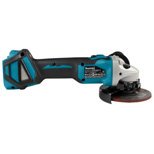 Meuleuse Makita DGA511Z - 125 mm - 18V - Sans balais, vitesse variable - Sans batterie ni chargeur ni Coffret