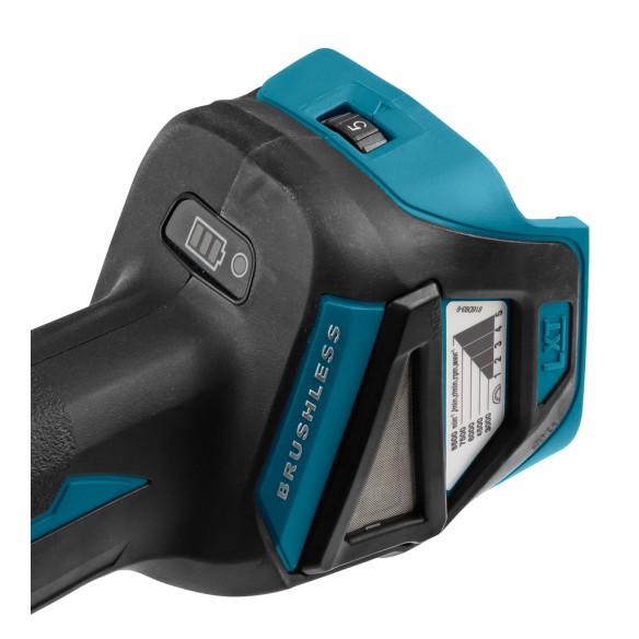 Meuleuse Makita DGA511Z - 125 mm - 18V - Sans balais, vitesse variable - Sans batterie ni chargeur ni Coffret