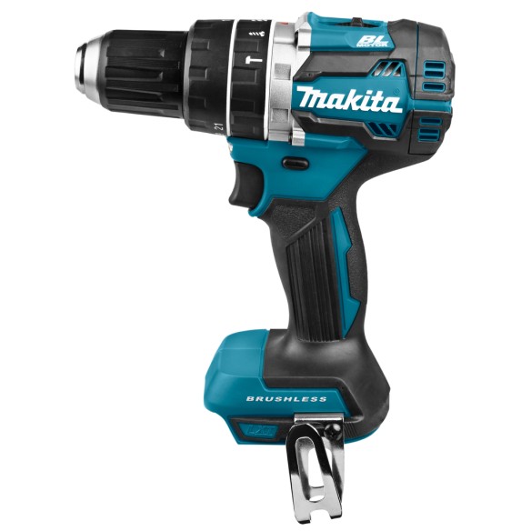 Perceuse combinée Makita DHP484Z - 18V - Moteur sans balais - 2 vitesses, lumière LED - Sans batterie ni chargeur ni Coffret