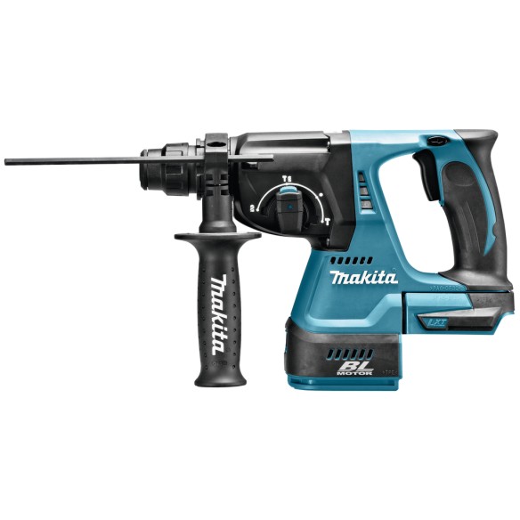 Marteau léger Makita DHR242Z 18V SDS-Plus - 24 mm, 2,0 J, moteur sans balais, 3 modes - Sans batterie ni chargeur ni Coffret