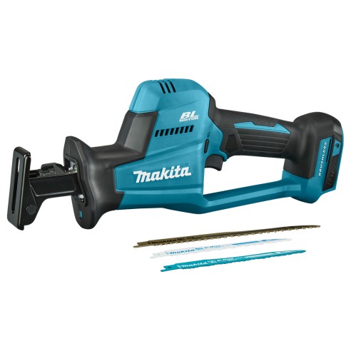 Scie sabre Makita DJR189Z - 18V, moteur sans balais, frein électrique et lumière LED - Sans batterie ni chargeur ni Coffret