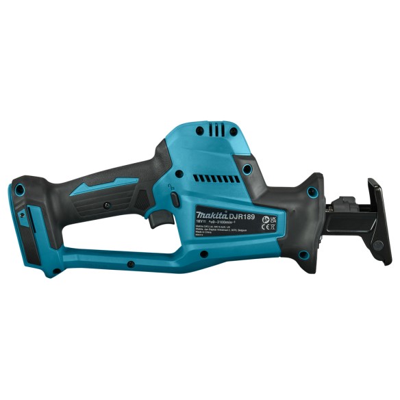 Scie sabre Makita DJR189Z - 18V, moteur sans balais, frein électrique et lumière LED - Sans batterie ni chargeur ni Coffret