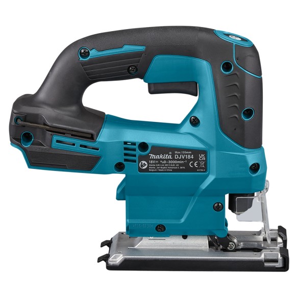 Scie sauteuse Makita DJV184Z - 18V, moteur sans balais - Sans batterie ni chargeur ni Coffret