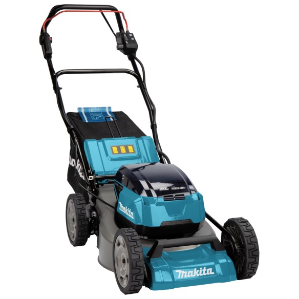 Tondeuse à gazon sans fil Makita DLM462Z - 46 cm - 36V (18V x2) - Traction et moteur sans balais - Sans batterie ni chargeur