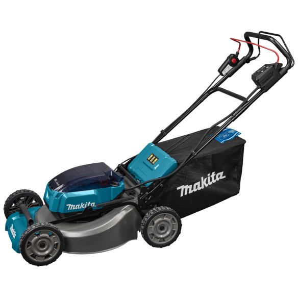 Tondeuse à gazon sans fil Makita DLM536Z - 53 cm - 36V (18V x2) - Traction et carter en acier - 60 L - Sans batteries ni chargeu
