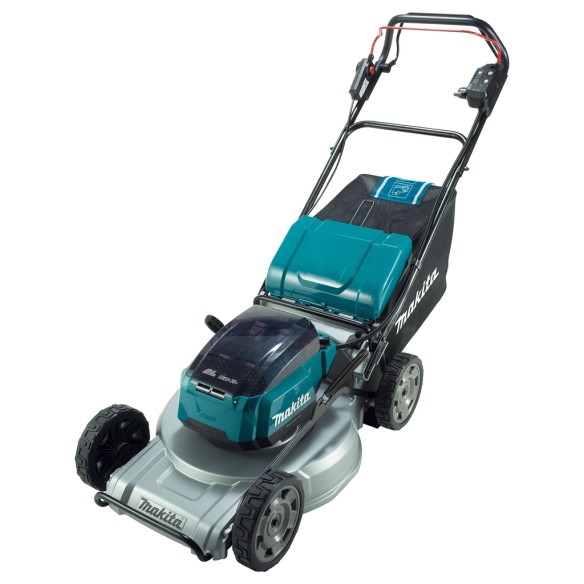 Tondeuse à gazon à traction Makita DLM537Z - 53 cm - 36V (18V x2) - Carcasse en aluminium, moteur sans balais - Sans batterie ni