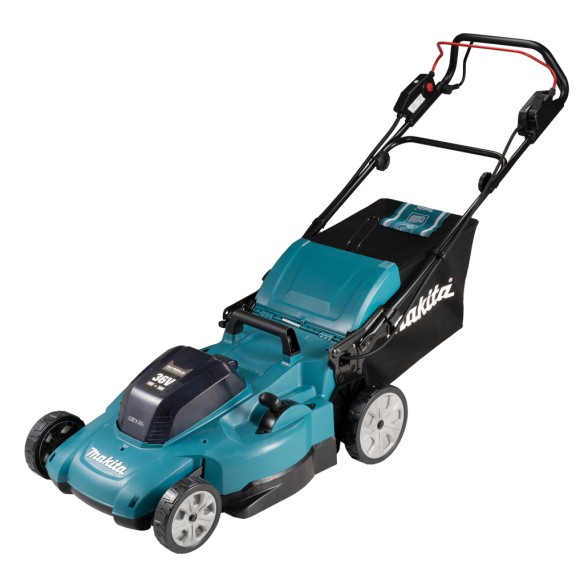 Tondeuse à gazon Makita DLM539Z - 53 cm - 36V (18V x2) - Autopropulsée - Ramassage et mulching 70 L - Sans batteries ni chargeur
