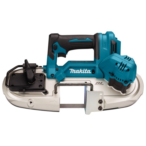 Scie à ruban pour métal Makita DPB183Z - 18V, moteur sans balais, coupe sans étincelles - Sans batterie ni chargeur ni Coffret