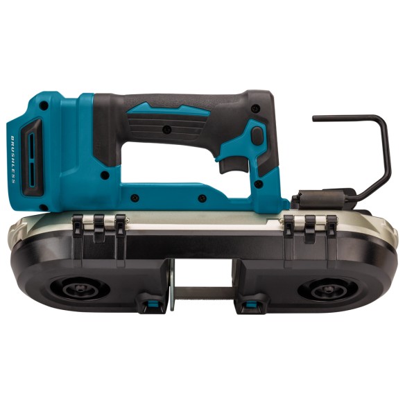 Scie à ruban Makita DPB184Z 18V - Coupe de métal sans étincelles, compacte et sans balais - Sans batterie ni chargeur ni Coffret