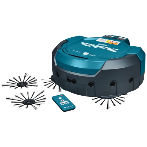 Aspirateur robot Makita DRC200Z - 18V - réservoir de 2,5L - nettoyage de 500 m² - Corps seul (Sans batterie ni chargeur)