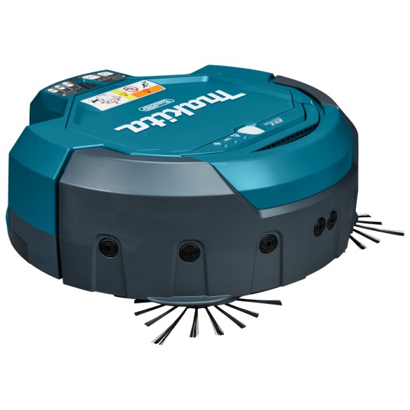 Aspirateur robot Makita DRC200Z - 18V - réservoir de 2,5L - nettoyage de 500 m² - Corps seul (Sans batterie ni chargeur)