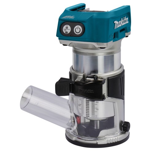 Fraiseuse multifonction Makita DRT50Z - 18V, légère, moteur sans balais, 6/8 mm - Sans batterie ni chargeur ni Coffret