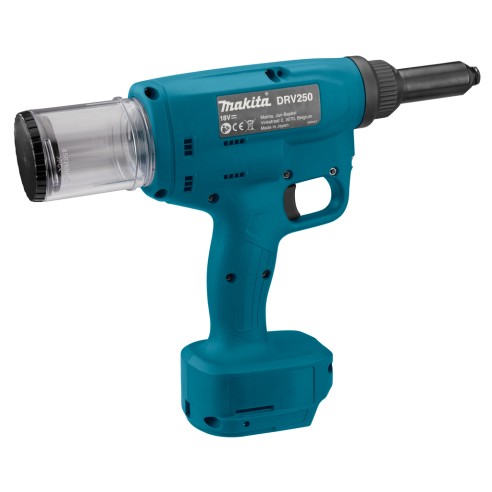 Riveteuse à batterie Makita DRV250Z - 18V - Longueur de course 30 mm - Sans batterie ni chargeur ni Coffret
