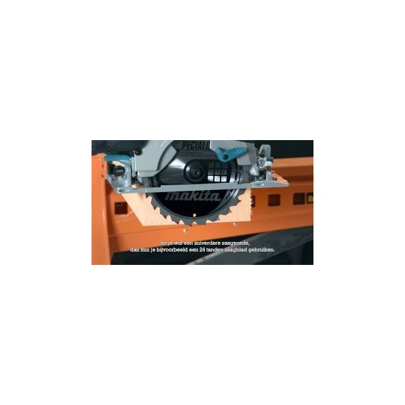 Scie circulaire sans-fil Makita DSS610Z 18V - 3700 tr/min - 165 mm, lumière LED - Sans batterie ni chargeur ni Coffret