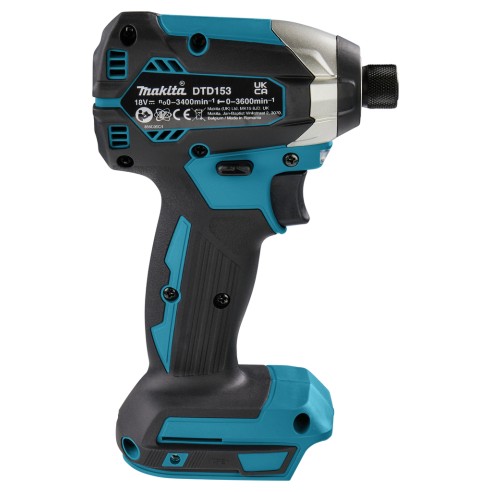 Visseuse à chocs Makita DTD153Z - 18V, 170 Nm, moteur sans balais, lumière LED - Sans batterie ni chargeur ni Coffret