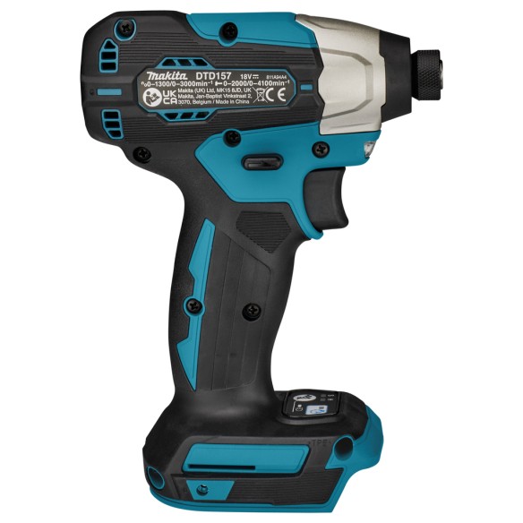 Visseuse à chocs Makita DTD157Z - 18V - 140 Nm - Moteur sans balais - Sans batterie ni chargeur ni Coffret