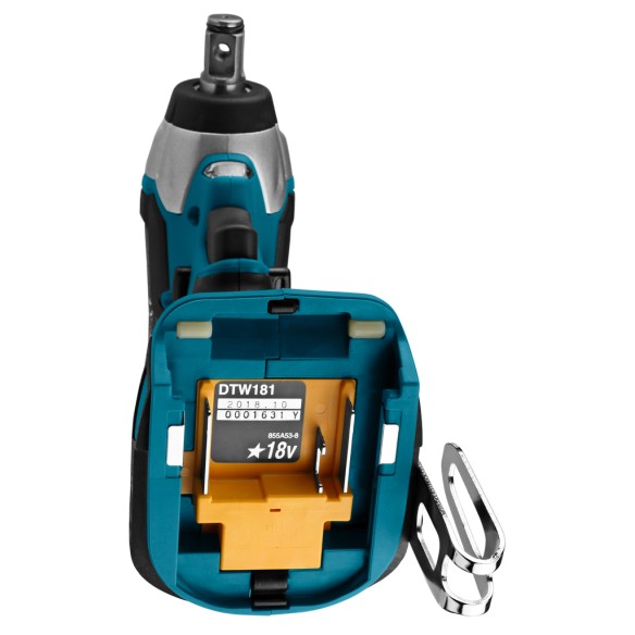 Clé à chocs Makita DTW181Z - 18V, moteur sans balais, couple maximum 210 Nm - Sans batterie ni chargeur ni Coffret