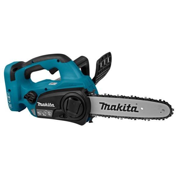 Scie à chaîne Makita DUC252Z - 25 cm - 36V (18V x2) - Idéale pour l'élagage - Sans batterie ni chargeur ni Coffret
