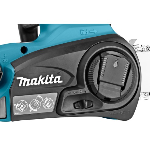 Scie à chaîne Makita DUC252Z - 25 cm - 36V (18V x2) - Idéale pour l'élagage - Sans batterie ni chargeur ni Coffret