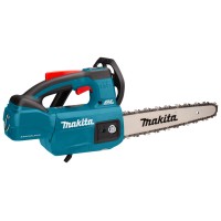 Scie à chaîne Makita DUC254CZ 18V - Moteur sans balais - Haute vitesse - Lame 25 cm - Sans batterie ni chargeur ni Coffret