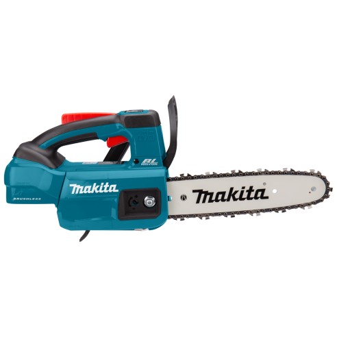 Scie à chaîne Makita DUC254Z 18V - 25 cm, moteur sans balais, haute vitesse 24 m/s - Sans batterie ni chargeur ni Coffret