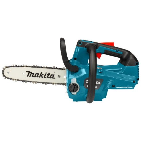 Scie à chaîne Makita DUC256Z - 25 cm - 36V (18V x2) - Moteur sans balais, Sans batterie ni chargeur