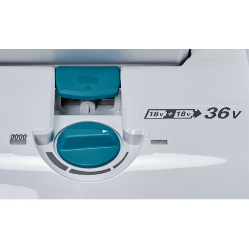 Aspirateur vertical Makita DVC560Z - 36V (18V x2) - Filtre HEPA, 5L, moteur sans balais - Sans batterie ni chargeur